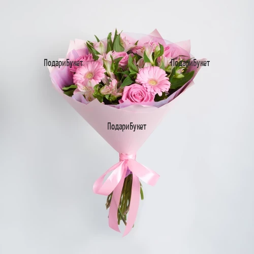 Send flowers in pink hues to Sofia, Plovdiv, Varna, Burgas