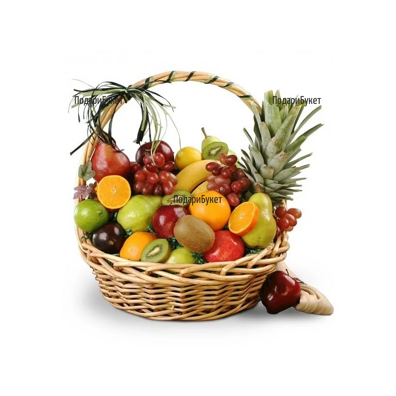 Send large basket with fruits