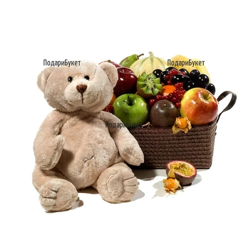 Send a basket with fruits and gifts to Sofia, Plovdiv, Varna, Burgas.