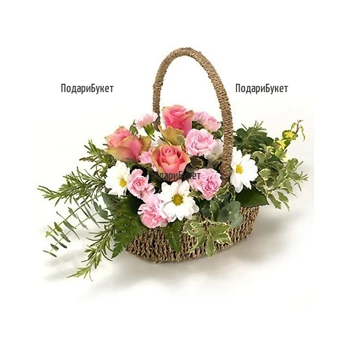 Order online flowers and flower basket to Ruse, Haskovo, Pleven