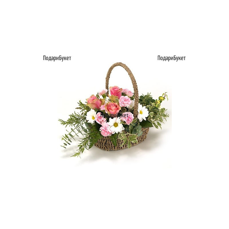 Order online flowers and flower basket to Ruse, Haskovo, Pleven