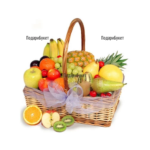 Send tastful basket with fruits to Sofia, Plovdiv, Varna
