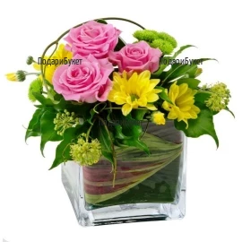 Send arrangement with flowers to Dobrich, Ruse, Haskovo