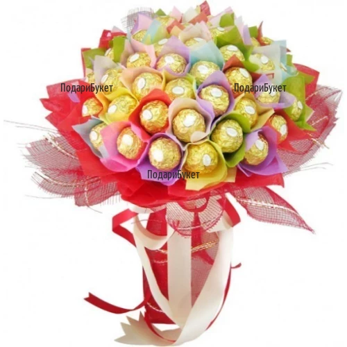 Send bouquet of chocolates to Sofia, Plovdiv, Varna, Burgas