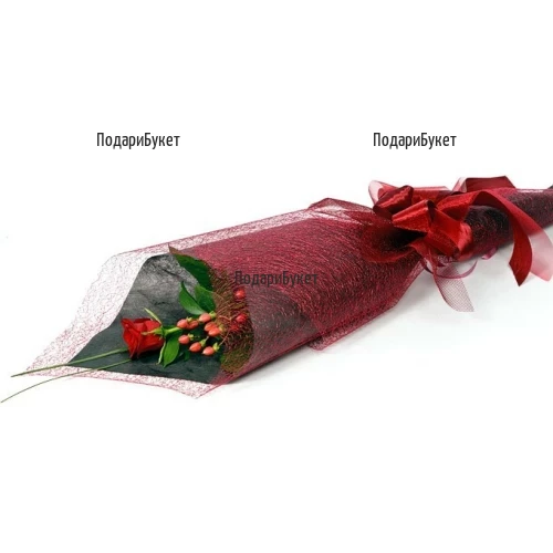 Send one rose in luxury packaging