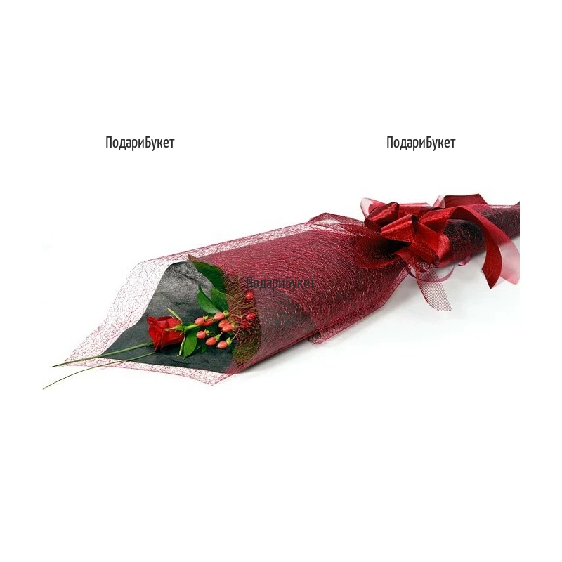 Send one rose in luxury packaging