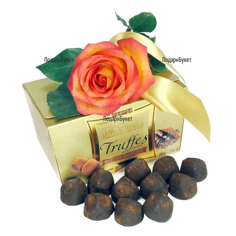 Send roses and chocolates to Sofia, Plovdiv, Varna, Burgas