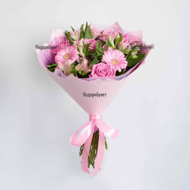 Send flowers in pink hues to Sofia, Plovdiv, Varna, Burgas
