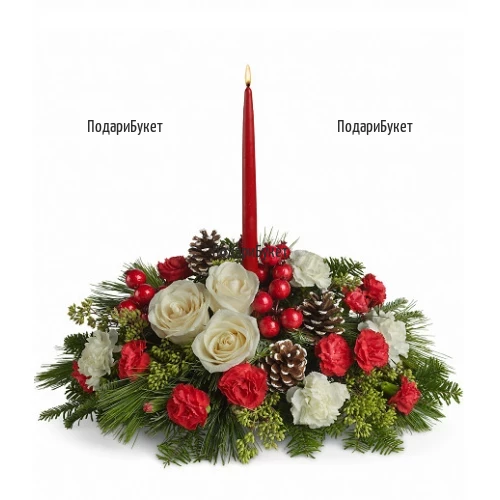 Send festive New Year's centerpiece