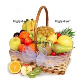 Доставка на кошница с вкусни плодове в София, Пловдив