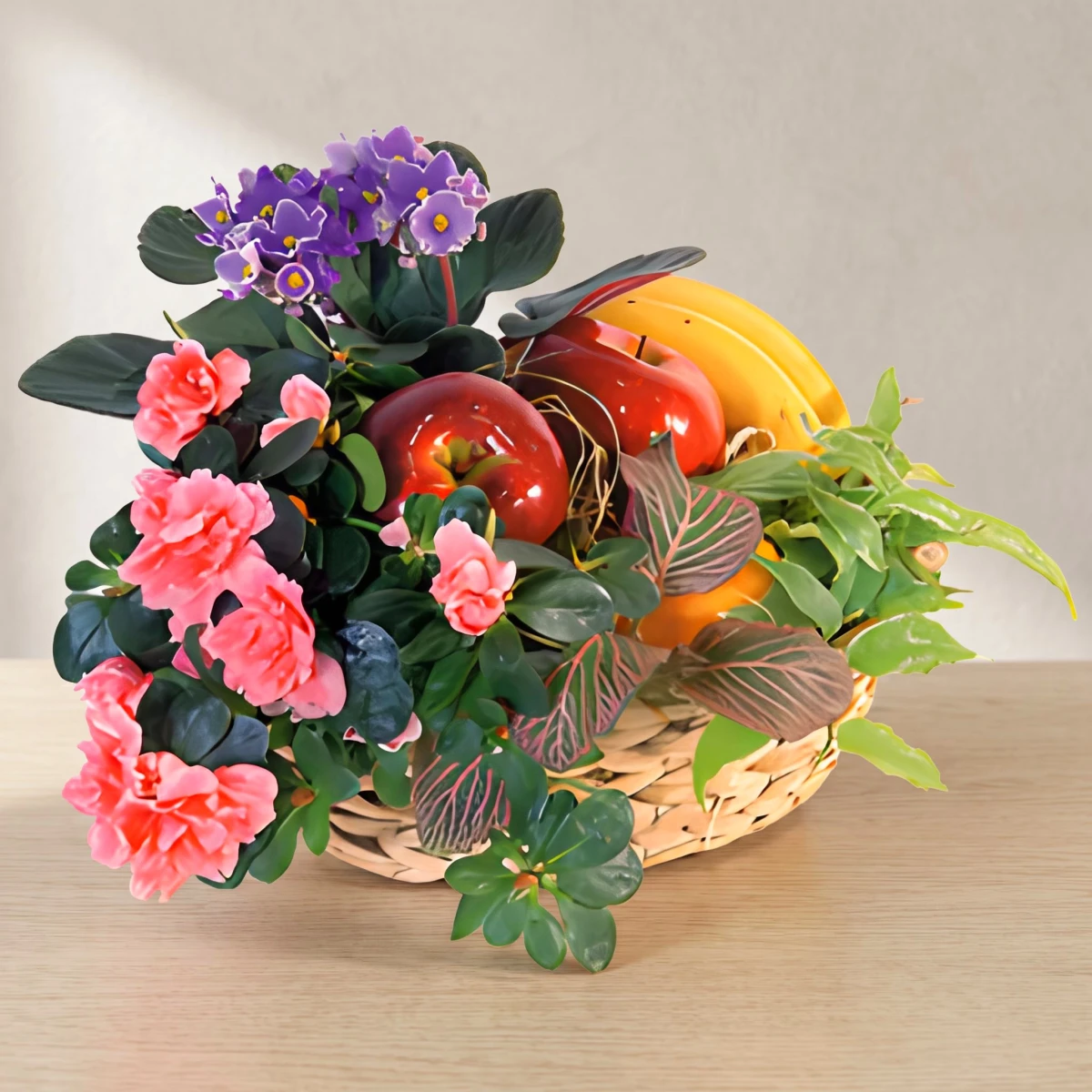 Basket with Plants and Fruits - Delivery in Sofia