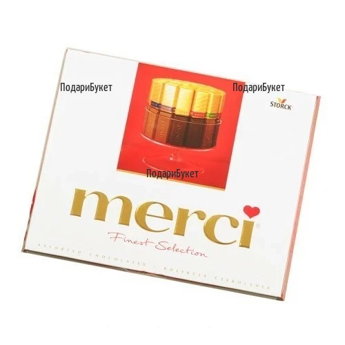 Send Merci Chocolates to Sofia, Plovdiv, Varna, Burgas