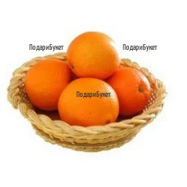 Доставка на Кошничка с портокали в София, Пловдив, Варна